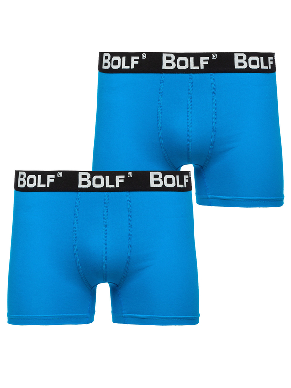 Boxer da uomo celesti Bolf 0953-2P 2 PACK
