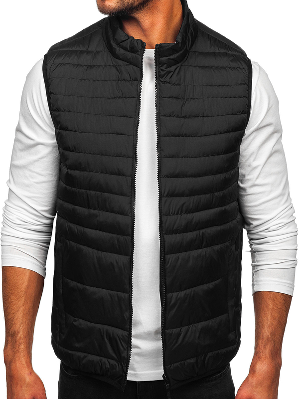 Uomo Gilet trapuntato Nero Bolf 31M5067