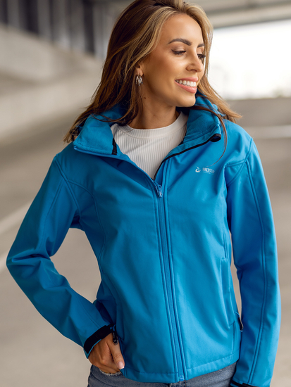 Donna Giacca softshell mezza stagione Blu Bolf AB056