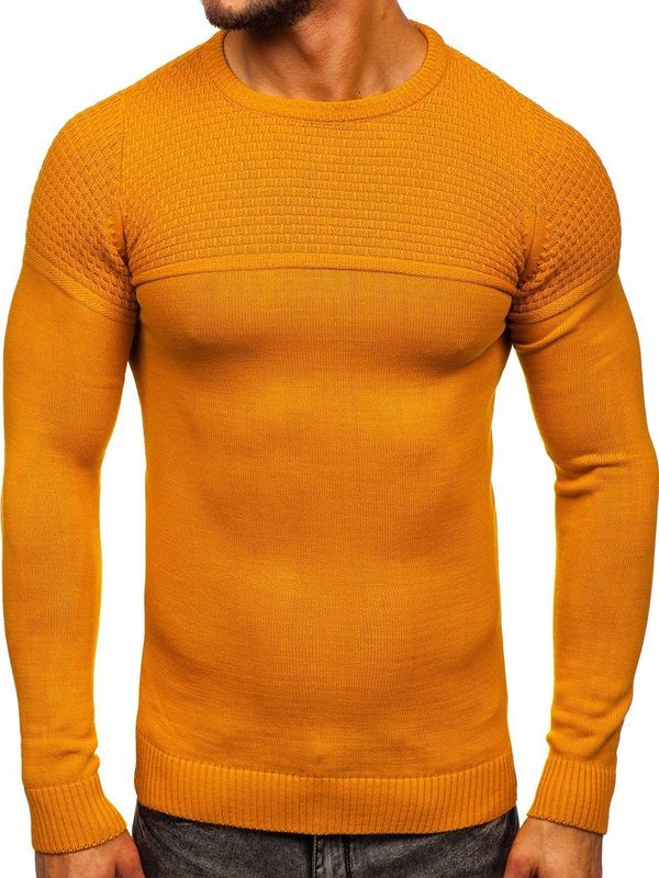Maglione da uomo cammello Bolf 4623