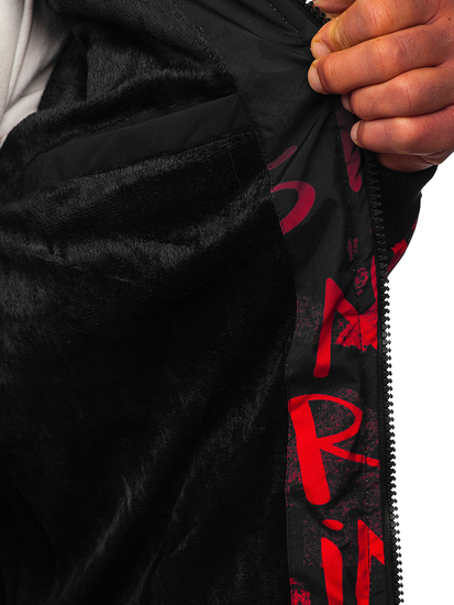 Giubbotto invernale trapuntato da uomo rosso Bolf 27M8102