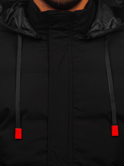 Uomo Giubbotto invernale di mezza stagione Nero Bolf HSS047