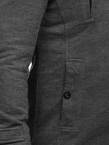 Cappotto invernale da uomo grigio Bolf 88802