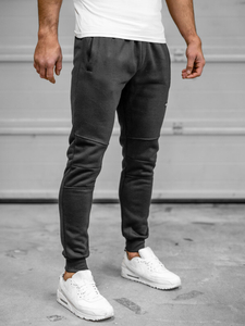 Pantaloni di tuta da uomo neri Bolf KK2231A
