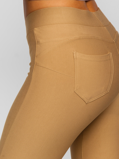 Leggings push up da donna marroni Bolf J50718