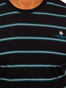 T-shirt da uomo nera Bolf 14952