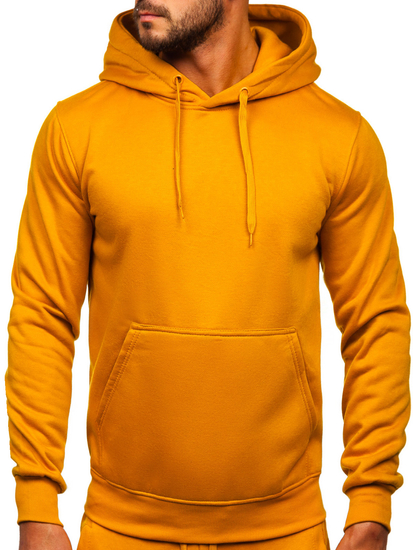 Tuta con cappuccio da uomo cammello Bolf D003