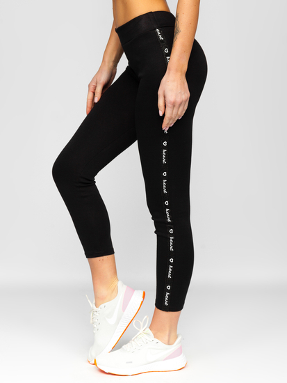 Leggings da donna neri Bolf TS215