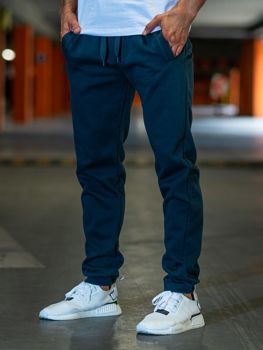 Pantaloni jogger da uomo blu Bolf XW01