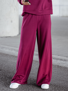 Tuta due pezzi con zip da donna burro bordeaux Bolf 821111