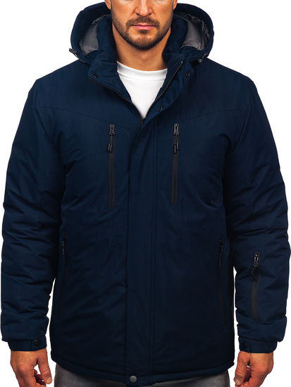 Uomo Giacca invernale Blu scuro Bolf 22M320