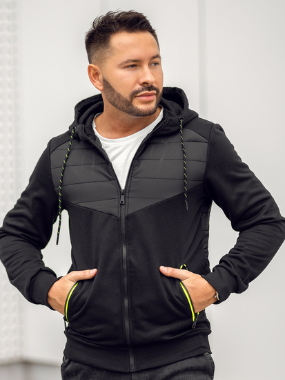 Giacca mezza stagione da uomo nera Bolf KS2149