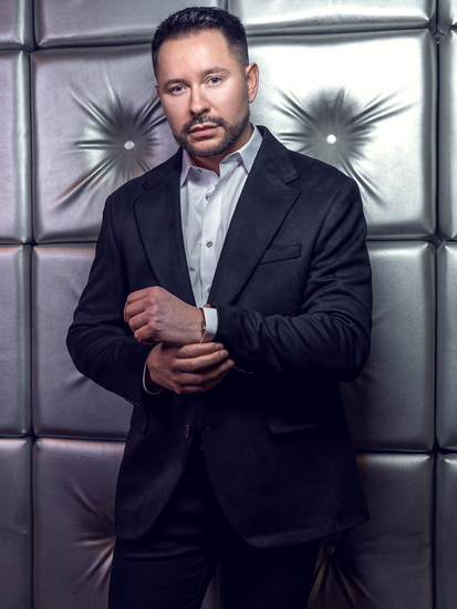 Giacca da uomo in velluto nera Bolf 24410