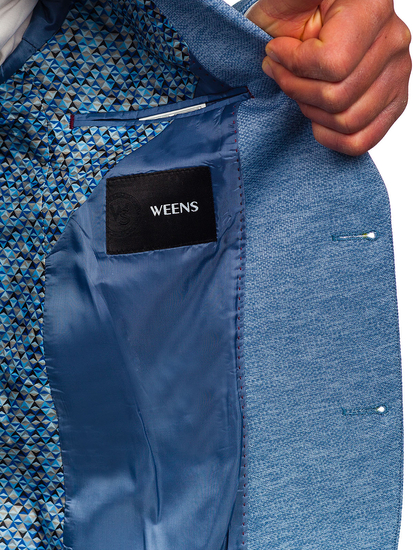 Uomo Giacca d'abito casual Blu Bolf 24401