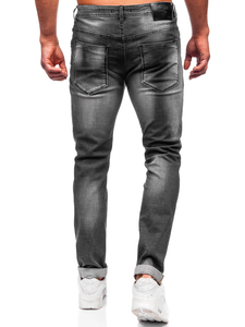 Uomo Pantaloni in jeans slim fit Nero Bolf MP0171N