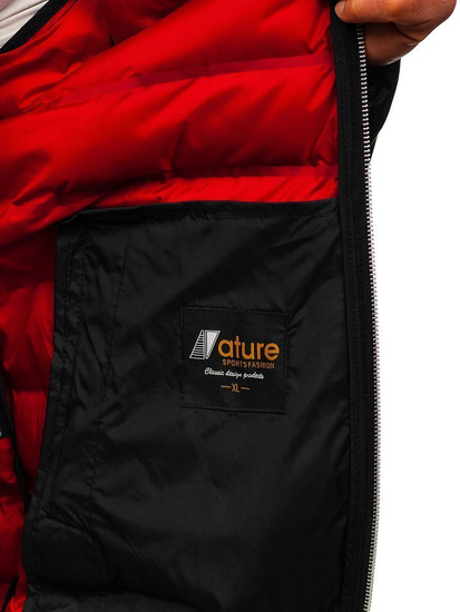 Giubbotto invernale da uomo nero Bolf 5332