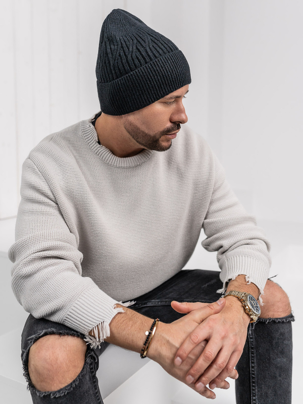 Uomo Berretto invernale Nero Bolf 387070