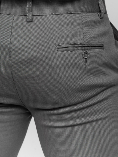 Pantaloni chino da uomo grigi Bolf 5000-3