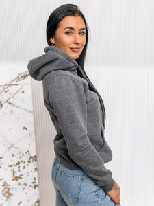 Donna Felpa a canguro Grafite Bolf W02A1