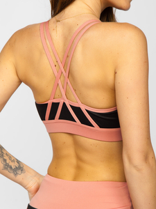 Donna Set di tuta a due pezzi Nero-Rosa Bolf XL011A1