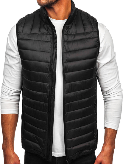 Uomo Gilet trapuntato Nero Bolf 58M13055