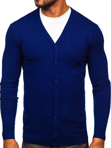 Cardigan da uomo indaco Bolf MM6006