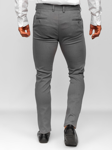 Pantaloni chino da uomo grigi Bolf 5000-3