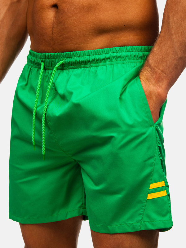 Uomo Costume da bagno Verde Bolf QD29