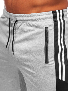 Uomo Pantaloncini Grigio Bolf 68006