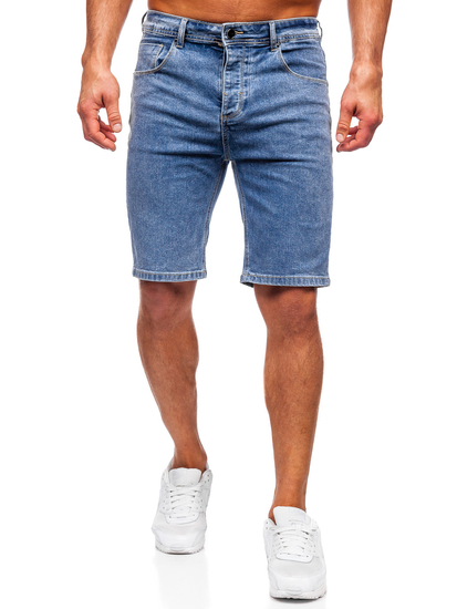 Uomo Pantaloncini in jeans Blu scuro Bolf MP0274BC