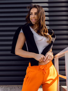 Pantaloni di tuta da donna arancioni Bolf CK-01B