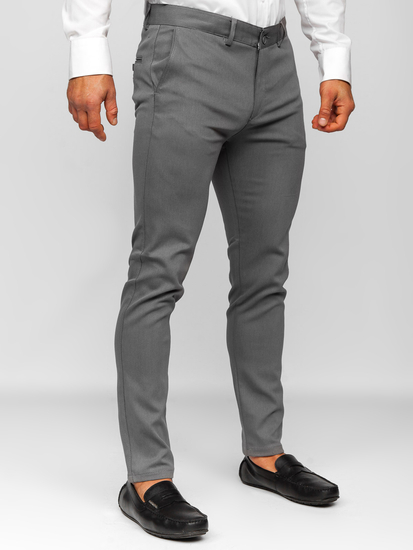 Pantaloni chino da uomo grigi Bolf 5000-3