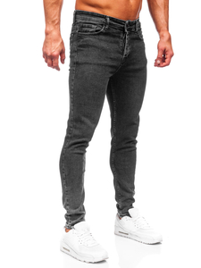 Uomo Pantaloni in jeans regular fit Nero Bolf 6027