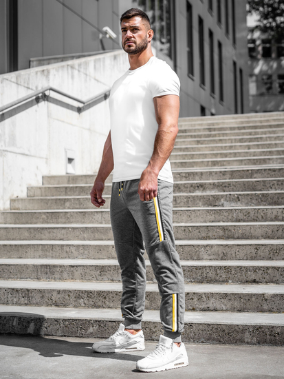 Pantaloni jogger di tuta da uomo antracite Bolf K10336A