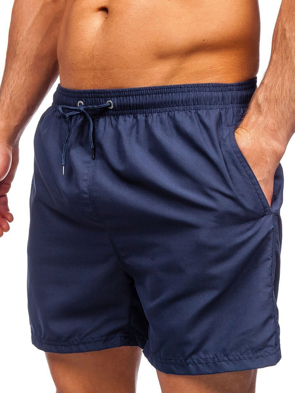 Pantaloncini da bagno da uomo blu Bolf YW07001