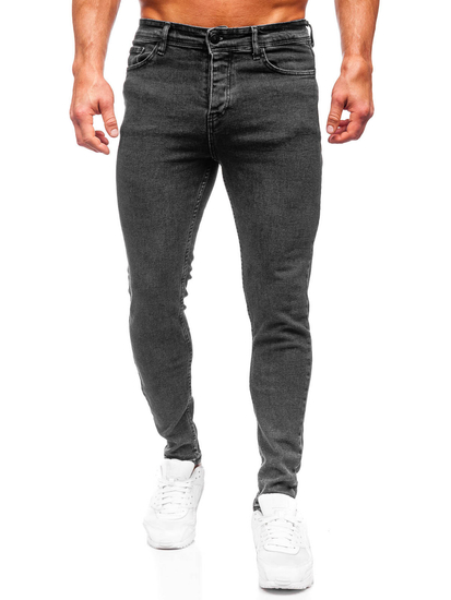 Uomo Pantaloni in jeans regular fit Nero Bolf 6027