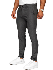 Uomo Pantaloni a quadri Grafite Bolf 0041