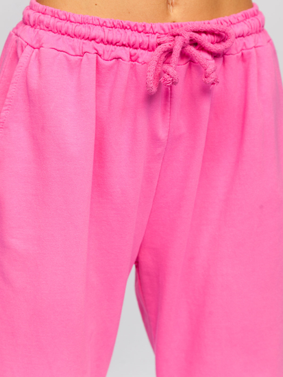 Pantaloni di tuta da donna rosa Bolf 0011