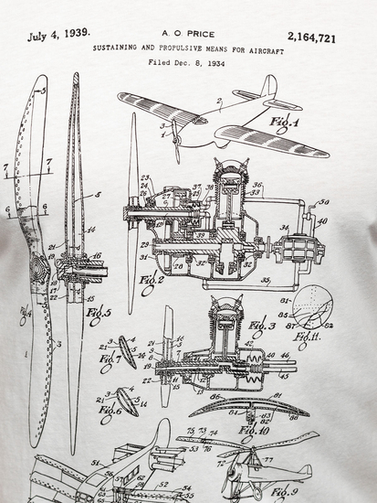 Uomo T-shirt in cotone con stampa Bianco Bolf MPO3538