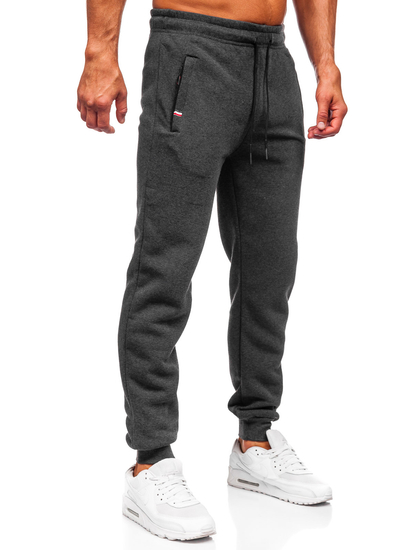 Uomo Pantaloni jogger da tuta spessi Grafite Bolf JX6217