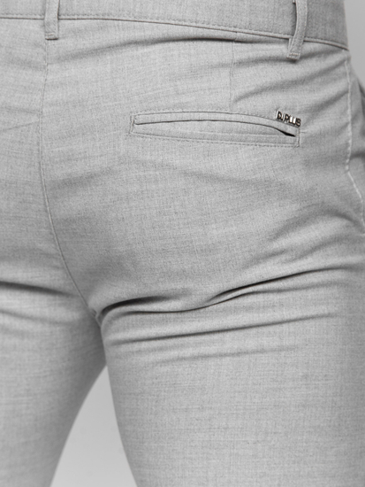 Uomo Pantaloni a quadri Grigio Bolf 0041