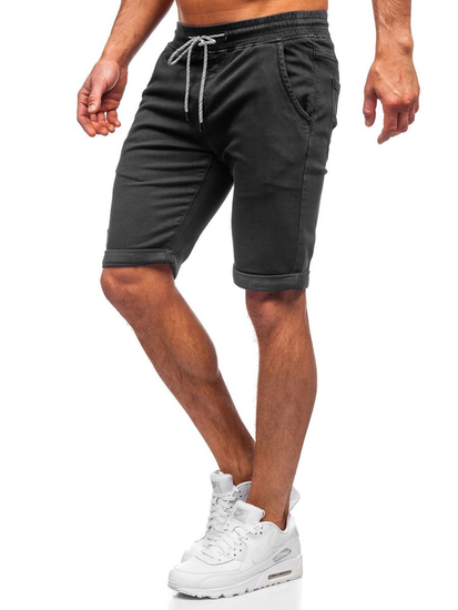 Pantaloncini corti da uomo neri Bolf KG3723
