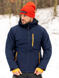 Giubbotto invernale sportivo da uomo blu Bolf HH011