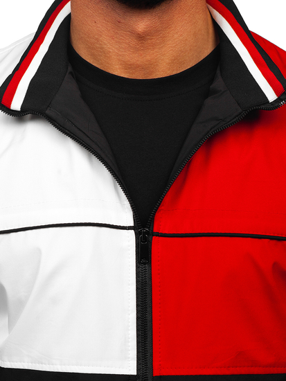 Giacca bomber di mezza stagione da uomo multicolore-1 Bolf 84M3003