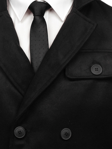 Cappotto invernale da uomo nero Bolf M3142