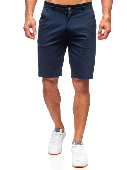 Pantaloncini da uomo blu Bolf 1140