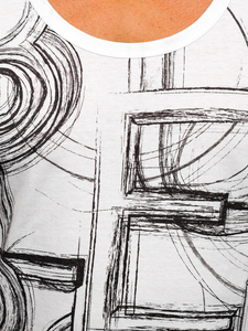 Canotta Bodybuilding con stampa da donna bianca Bolf  14846