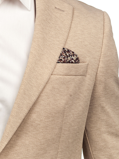 Uomo Giacca d'abito casual Beige Bolf 24401