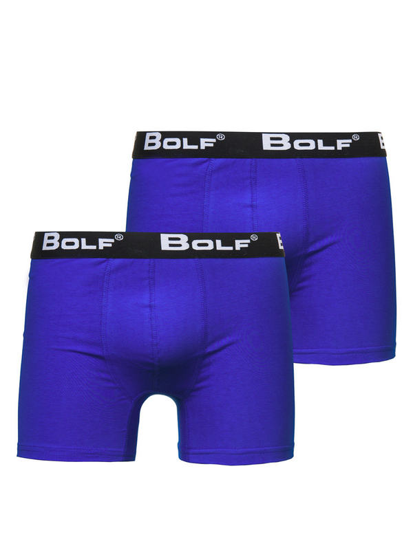 Boxer da uomo cobalto Bolf 0953-2P 2 PACK