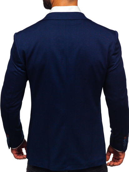 Uomo Giacca d'abito casual Blu scuro Bolf 24401
